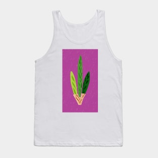 Lulav Magenta Print Tank Top